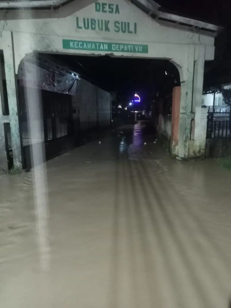 Lima Kecamatan Terdampak Akibat Banjir dan Longsor di Kabupaten Kerinci Provinsi Jambi